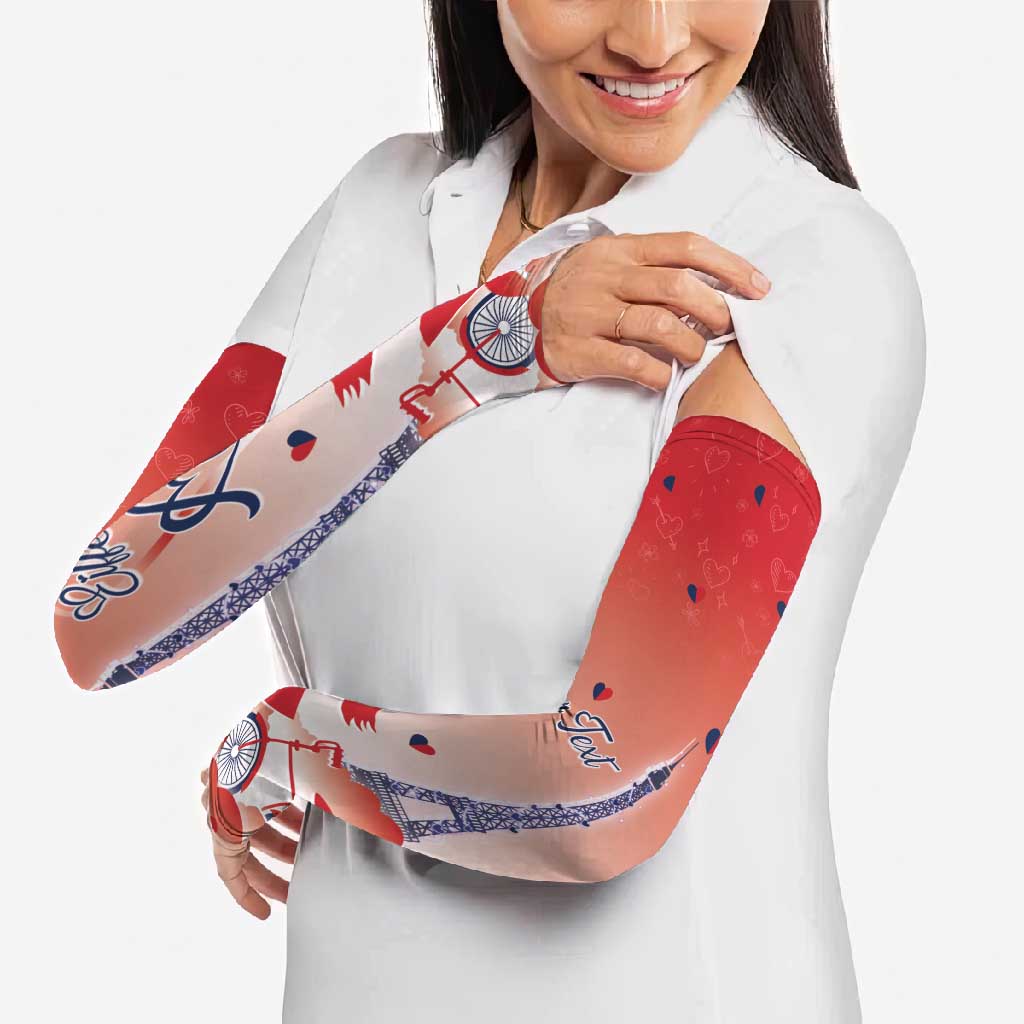 France Arm Sleeves Eiffel For Her - Wonder Print Shop