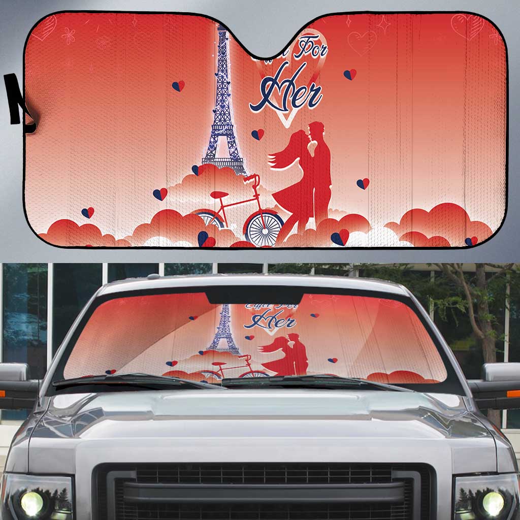 France Auto Sun Shade Eiffel For Her - Wonder Print Shop