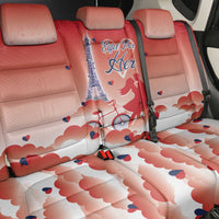 France Back Car Seat Cover Eiffel For Her - Wonder Print Shop