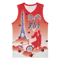 Personalized France Basketball Jersey Eiffel For Her - Wonder Print Shop