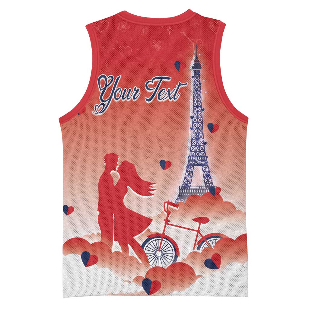 Personalized France Basketball Jersey Eiffel For Her - Wonder Print Shop