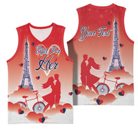 Personalized France Basketball Jersey Eiffel For Her - Wonder Print Shop