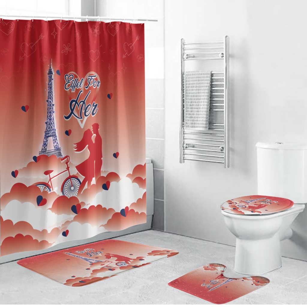 France Bathroom Set Eiffel For Her - Wonder Print Shop
