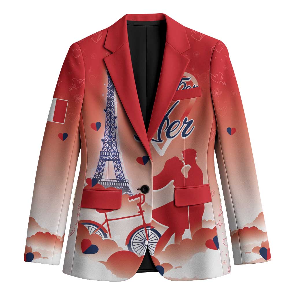 Personalized France Blazer Eiffel For Her - Wonder Print Shop