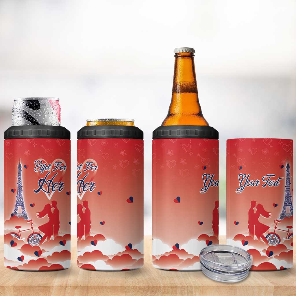 Personalized France 4 in 1 Can Cooler Tumbler Eiffel For Her - Wonder Print Shop