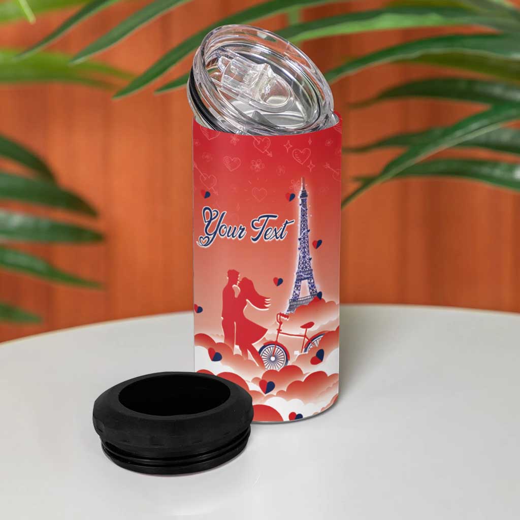 Personalized France 4 in 1 Can Cooler Tumbler Eiffel For Her - Wonder Print Shop