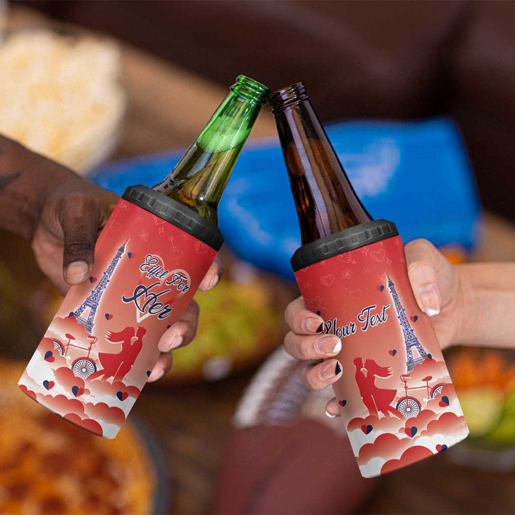 Personalized France 4 in 1 Can Cooler Tumbler Eiffel For Her - Wonder Print Shop