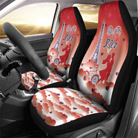 France Car Seat Cover Eiffel For Her - Wonder Print Shop