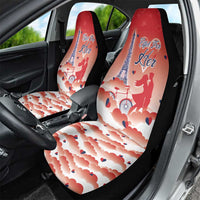 France Car Seat Cover Eiffel For Her - Wonder Print Shop