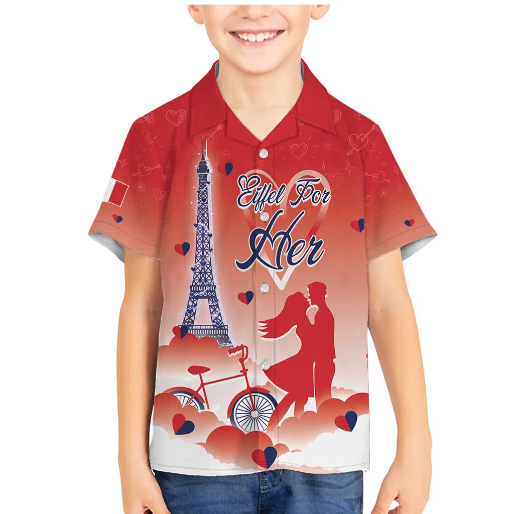 Personalized France Family Matching Mermaid Dress and Hawaiian Shirt Eiffel For Her - Wonder Print Shop