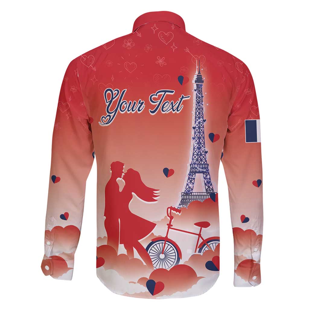 Personalized France Family Matching Off Shoulder Maxi Dress and Hawaiian Shirt Eiffel For Her - Wonder Print Shop