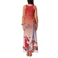 Personalized France Family Matching Tank Maxi Dress and Hawaiian Shirt Eiffel For Her - Wonder Print Shop
