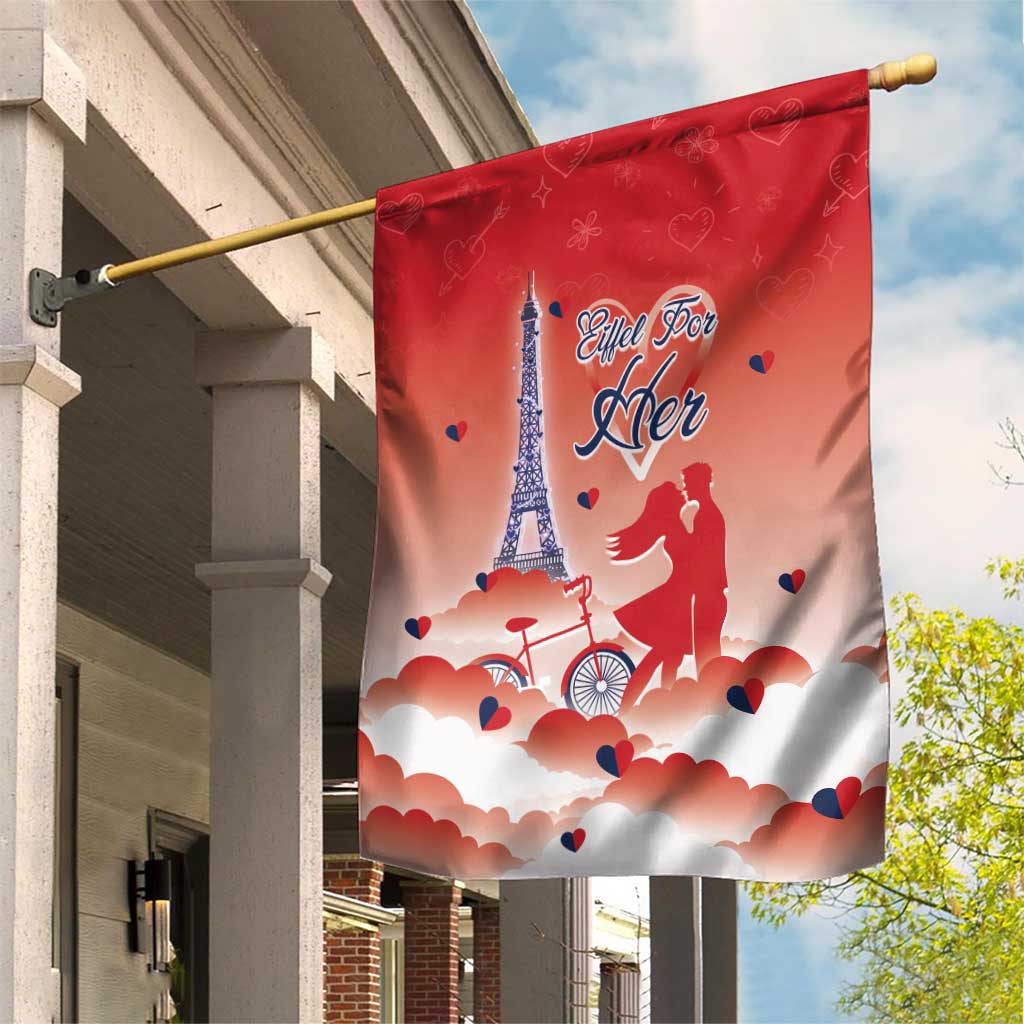 France Garden Flag Eiffel For Her - Wonder Print Shop