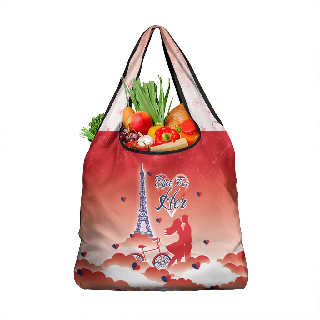 France Grocery Bag Eiffel For Her - Wonder Print Shop