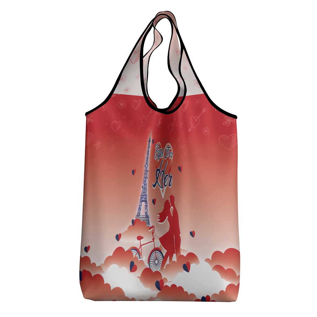 France Grocery Bag Eiffel For Her - Wonder Print Shop