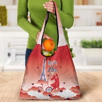 France Grocery Bag Eiffel For Her - Wonder Print Shop