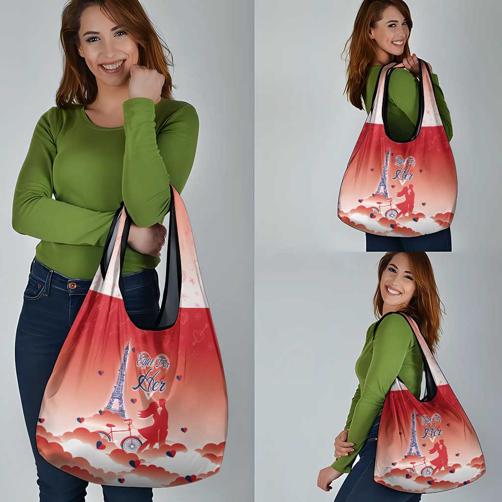 France Grocery Bag Eiffel For Her - Wonder Print Shop