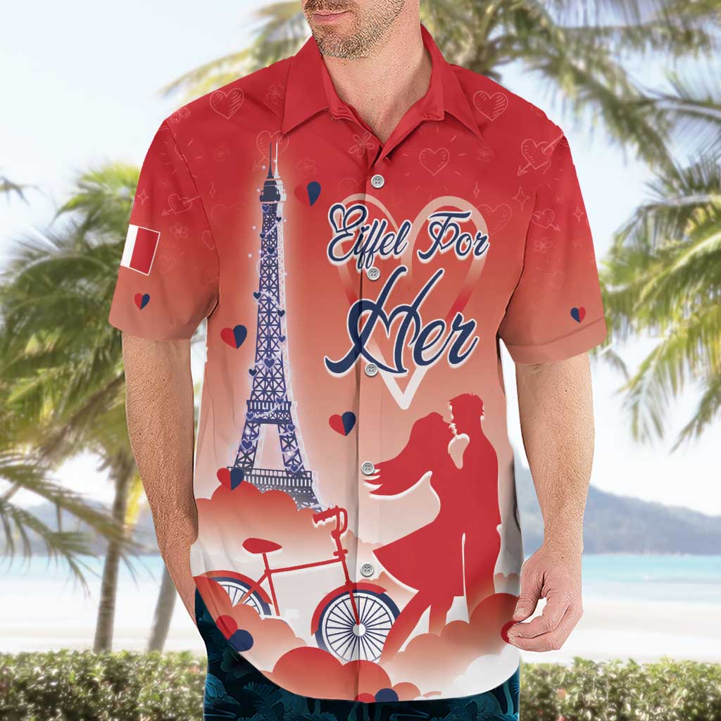 Personalized France Hawaiian Shirt Eiffel For Her - Wonder Print Shop