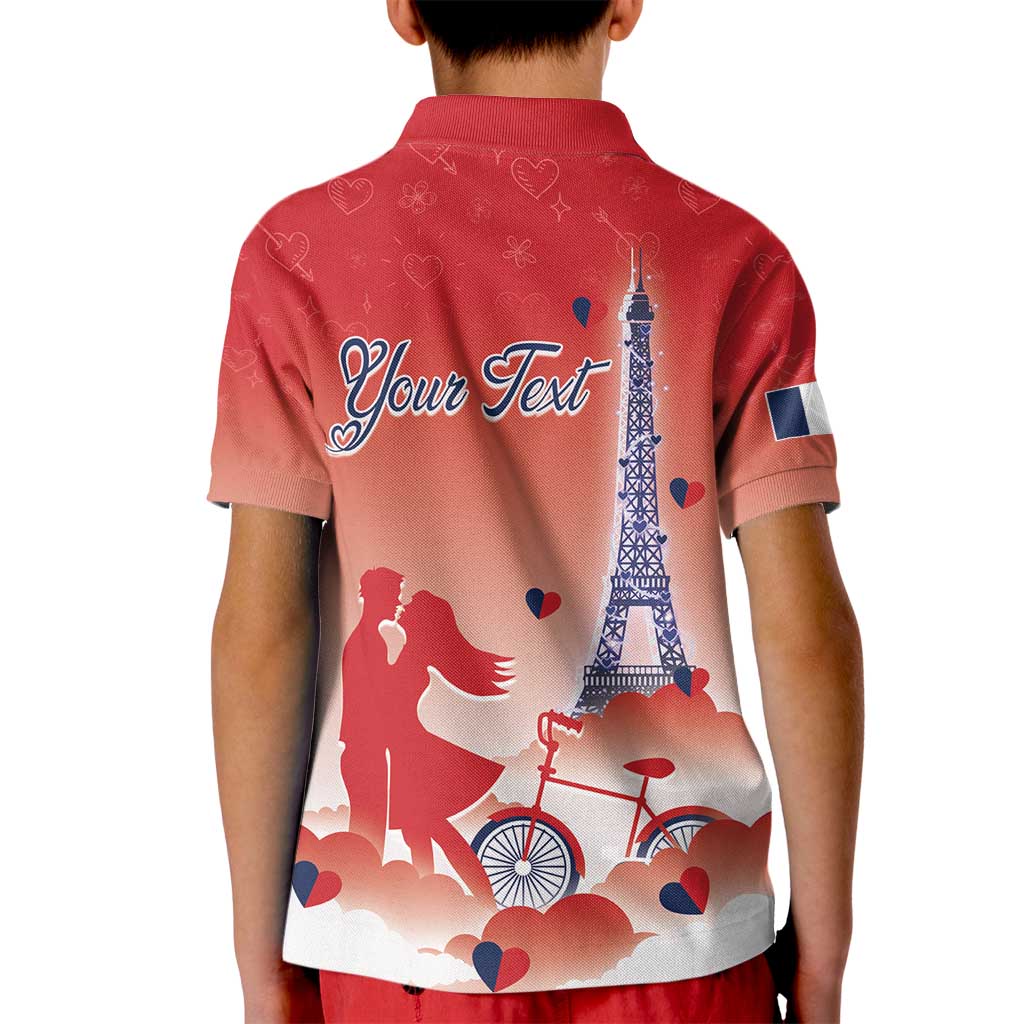 Personalized France Kid Polo Shirt Eiffel For Her - Wonder Print Shop