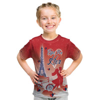 Personalized France Kid T Shirt Eiffel For Her - Wonder Print Shop