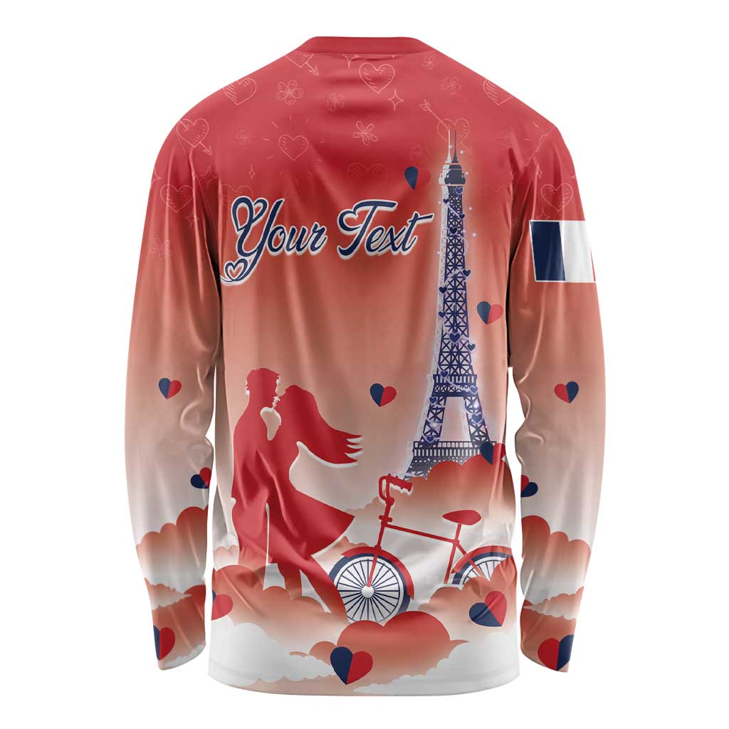 Personalized France Long Sleeve Shirt Eiffel For Her - Wonder Print Shop