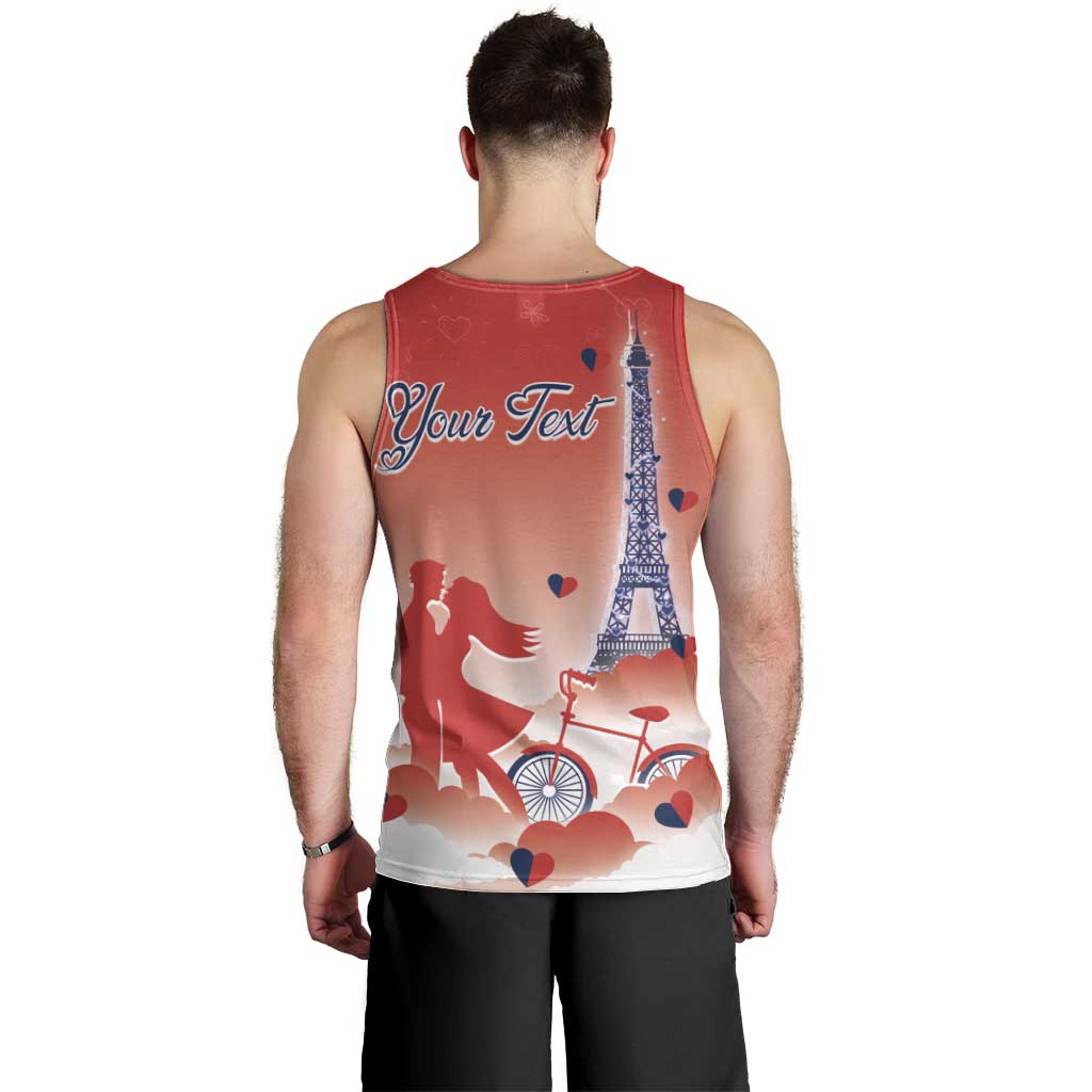 Personalized France Men Tank Top Eiffel For Her - Wonder Print Shop