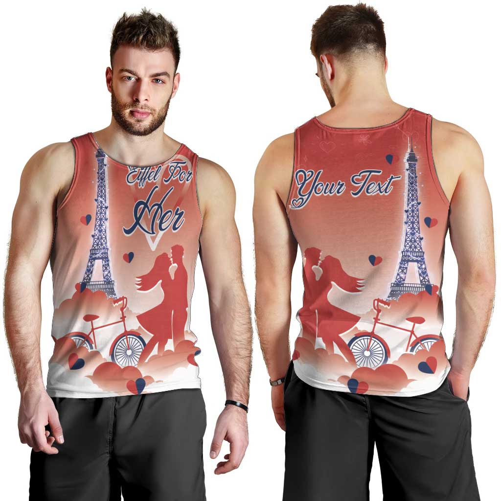 Personalized France Men Tank Top Eiffel For Her - Wonder Print Shop