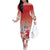Personalized France Off The Shoulder Long Sleeve Dress Eiffel For Her - Wonder Print Shop