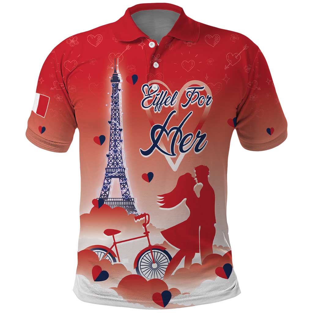 Personalized France Polo Shirt Eiffel For Her - Wonder Print Shop