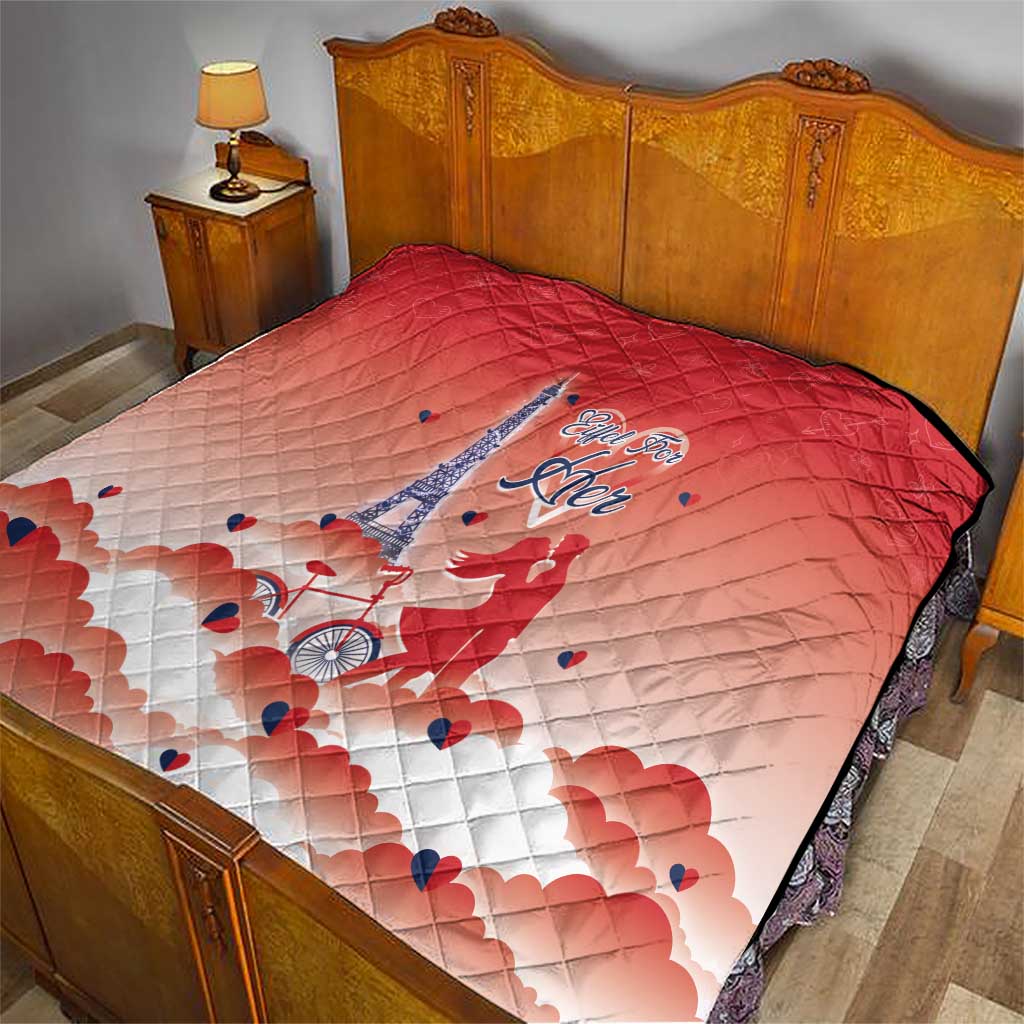 France Quilt Eiffel For Her - Wonder Print Shop