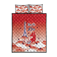 France Quilt Bed Set Eiffel For Her - Wonder Print Shop
