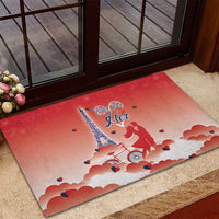 France Rubber Doormat Eiffel For Her - Wonder Print Shop