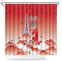 France Shower Curtain Eiffel For Her - Wonder Print Shop