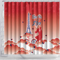 France Shower Curtain Eiffel For Her - Wonder Print Shop