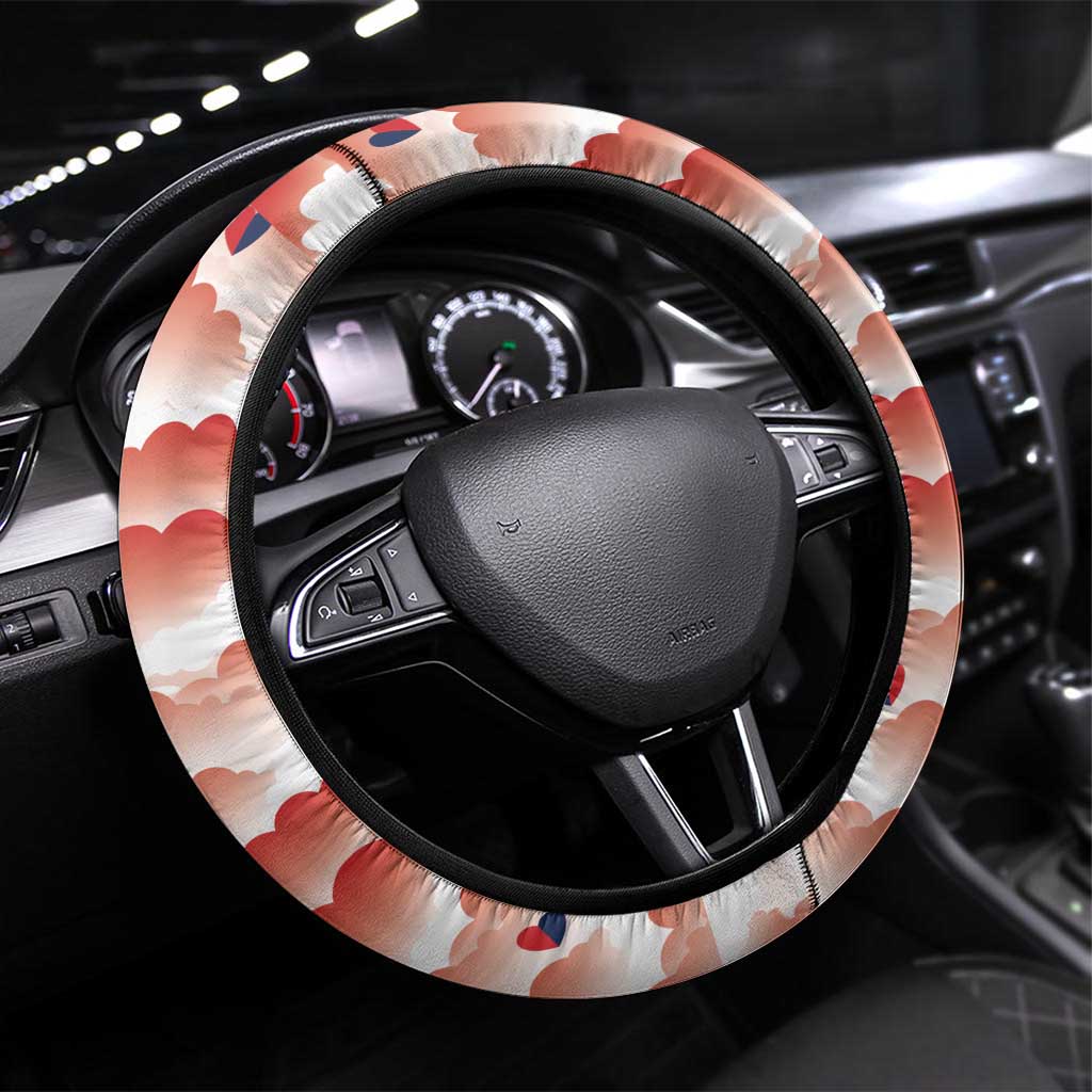 France Steering Wheel Cover Eiffel For Her - Wonder Print Shop