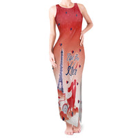 Personalized France Tank Maxi Dress Eiffel For Her - Wonder Print Shop