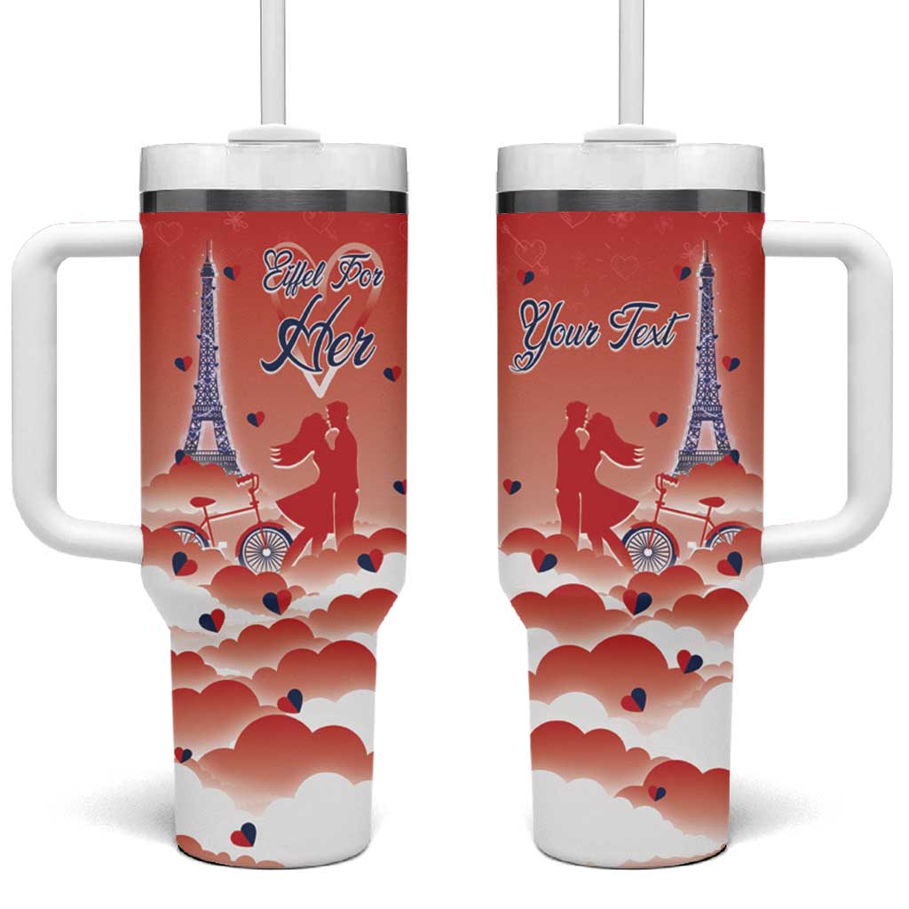 Personalized France Tumbler With Handle Eiffel For Her - Wonder Print Shop
