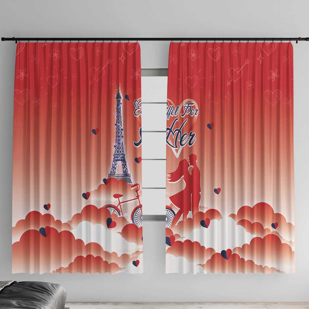 France Window Curtain Eiffel For Her - Wonder Print Shop
