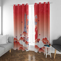 France Window Curtain Eiffel For Her - Wonder Print Shop
