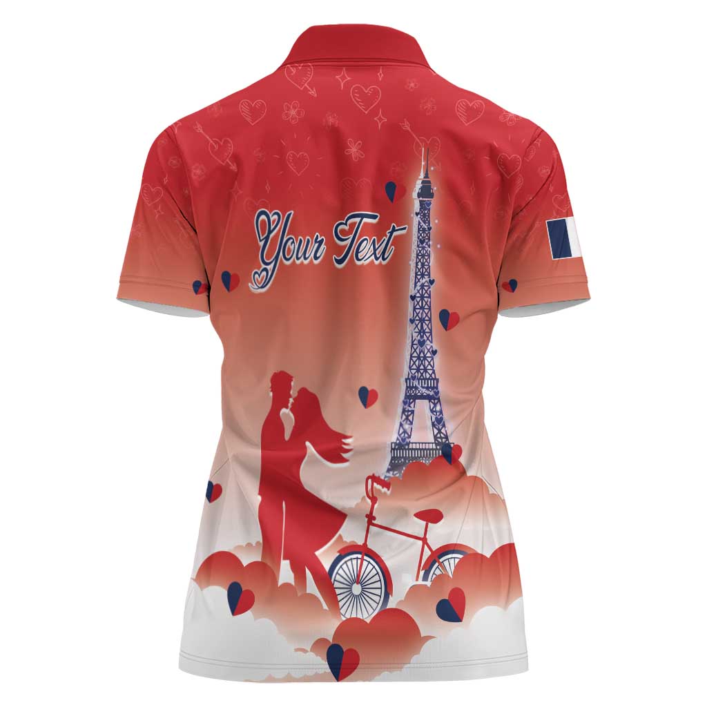 Personalized France Women Polo Shirt Eiffel For Her - Wonder Print Shop