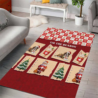 Switzerland Christmas Area Rug Tis The Season - Wonder Print Shop