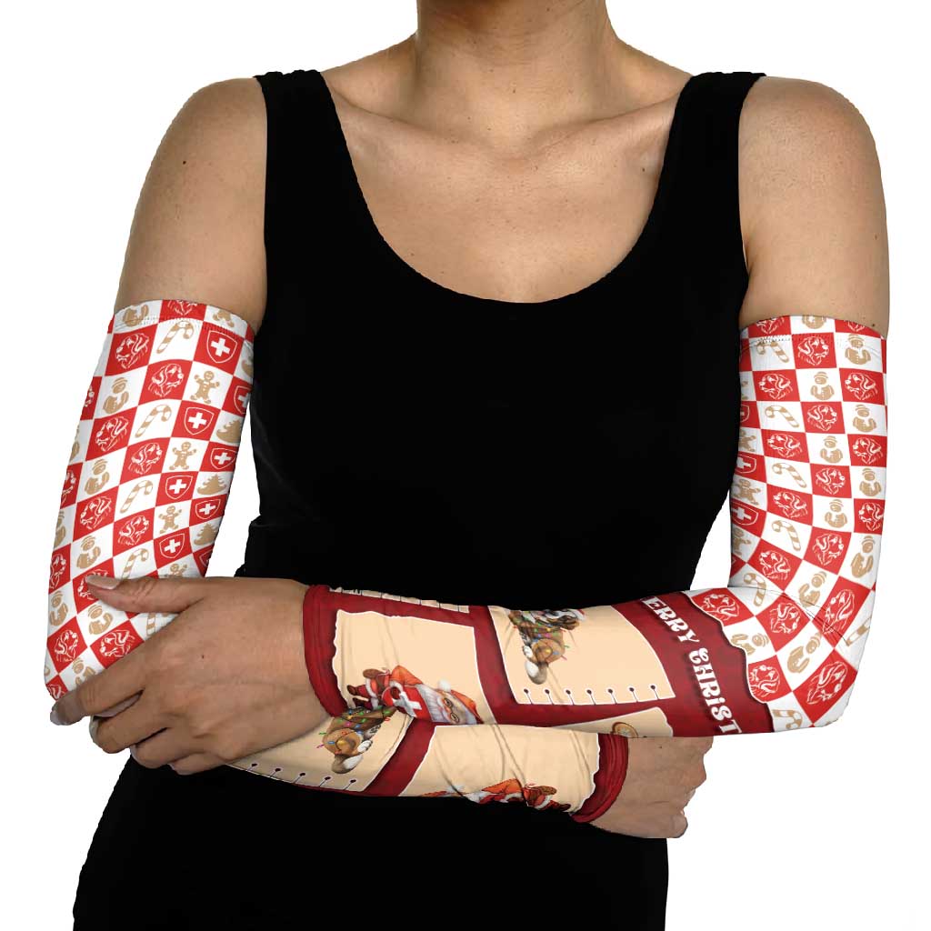 Switzerland Christmas Arm Sleeves Tis The Season - Wonder Print Shop