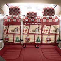 Switzerland Christmas Back Car Seat Cover Tis The Season - Wonder Print Shop
