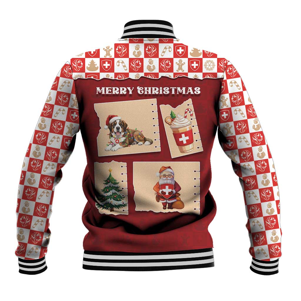 Switzerland Christmas Baseball Jacket Tis The Season - Wonder Print Shop
