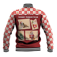 Switzerland Christmas Baseball Jacket Tis The Season - Wonder Print Shop