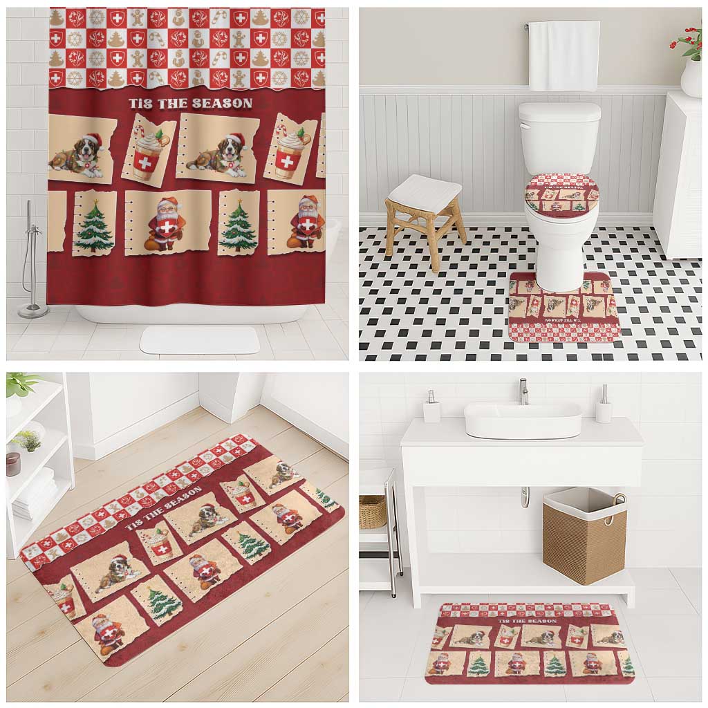 Switzerland Christmas Bathroom Set Tis The Season - Wonder Print Shop