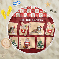 Switzerland Christmas Beach Blanket Tis The Season - Wonder Print Shop