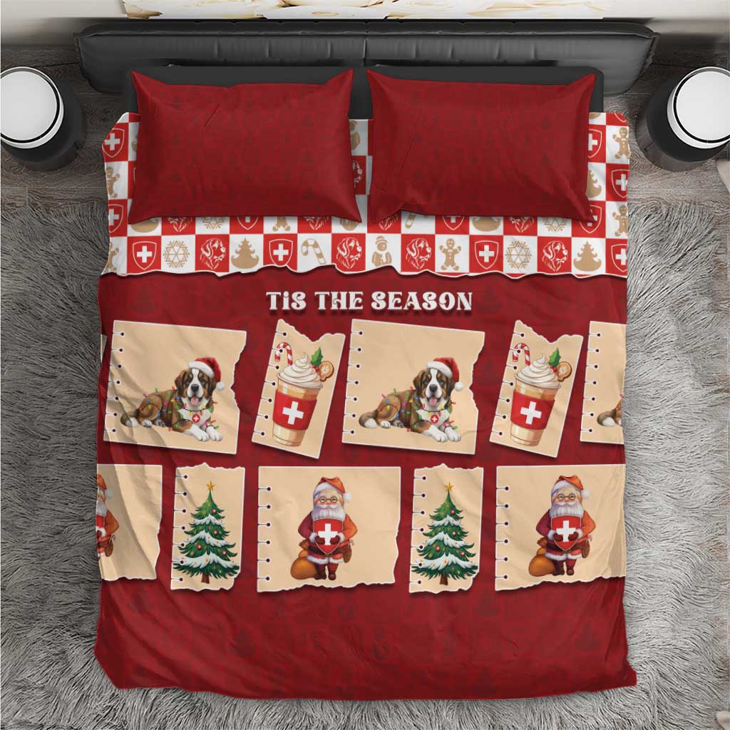 Switzerland Christmas Bedding Set Tis The Season - Wonder Print Shop