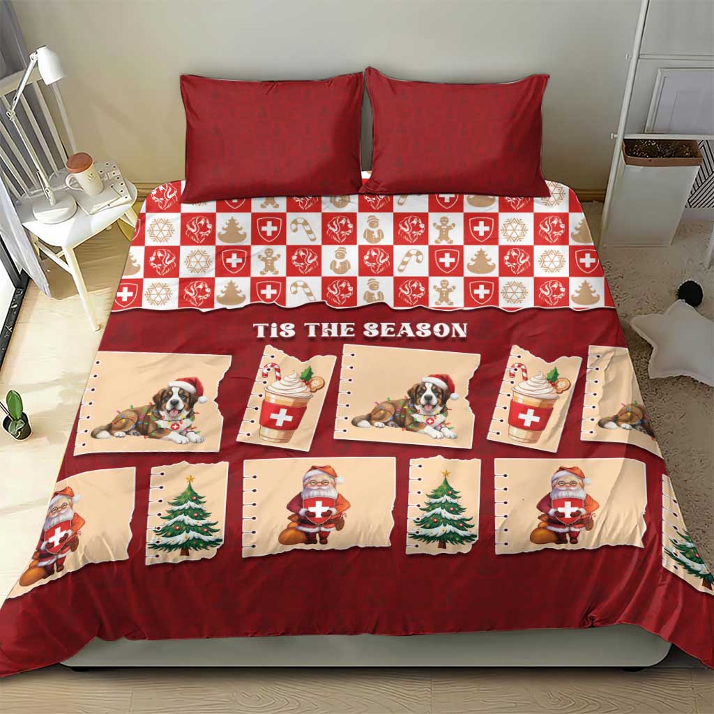 Switzerland Christmas Bedding Set Tis The Season - Wonder Print Shop