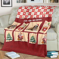 Switzerland Christmas Blanket Tis The Season - Wonder Print Shop